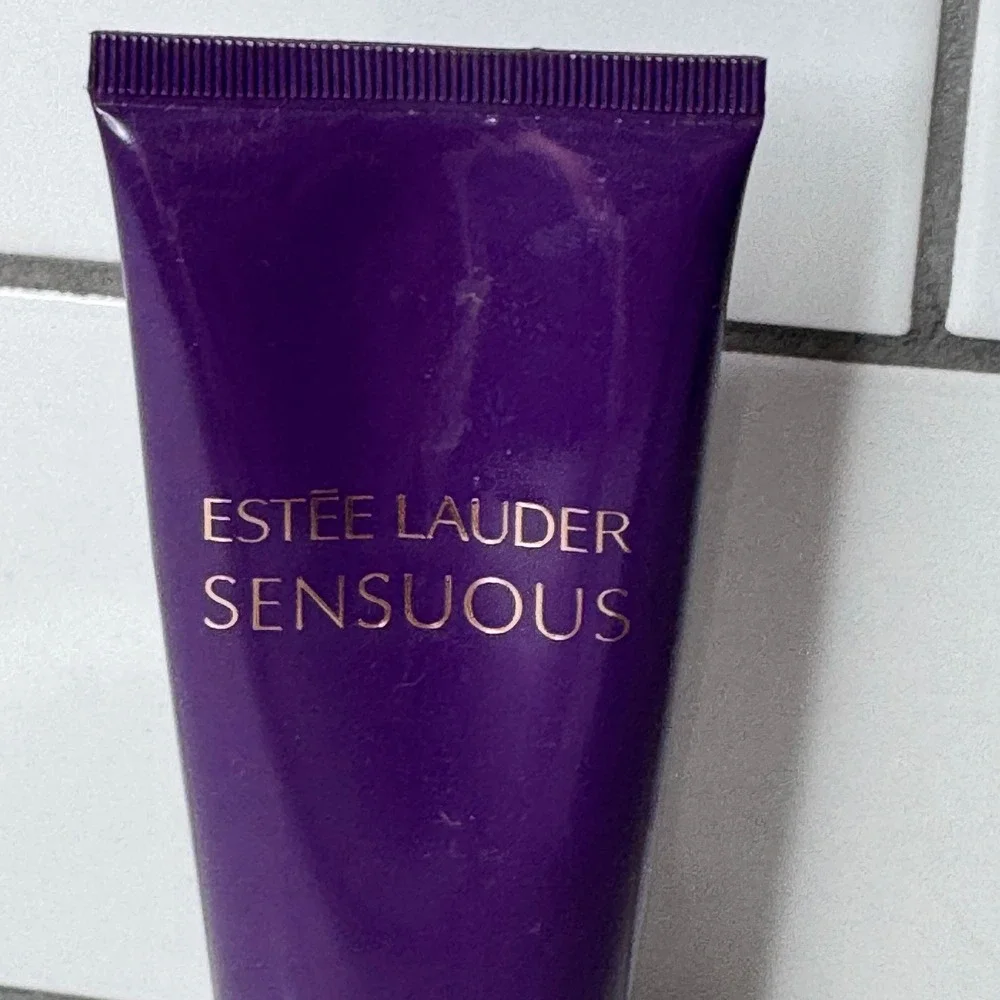 Estee Lauder Sensuous Satin Body Lotion 3.4oz 100ml Purple Squeeze Tube New